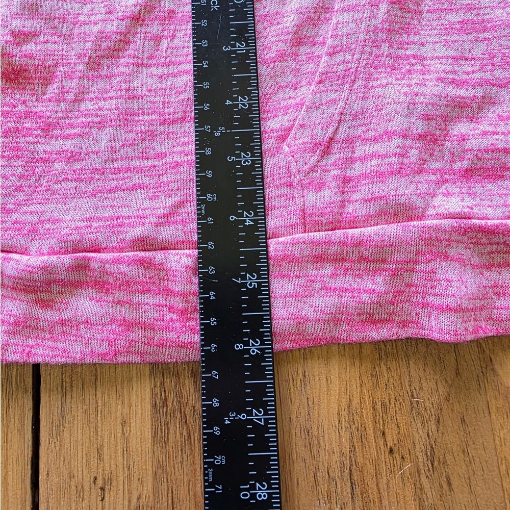 Market & Spruce Ombré Hoodie Top | Pink & Yellow Dip Dye | Women’s 2XL - Picture 8 of 8